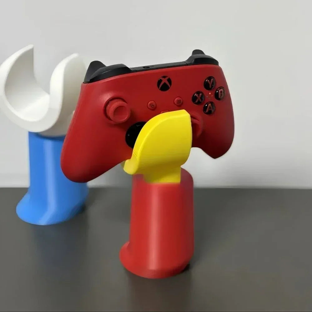 Desktop Universal PS5 PS4 PS3 Handle Holder Xbox Gamepad Holder Xbox Switch Steam Handheld Cute Arm Storage Stand For LEGO Fans
