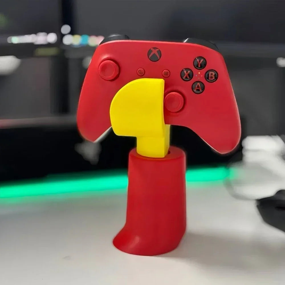 Desktop Universal PS5 PS4 PS3 Handle Holder Xbox Gamepad Holder Xbox Switch Steam Handheld Cute Arm Storage Stand For LEGO Fans