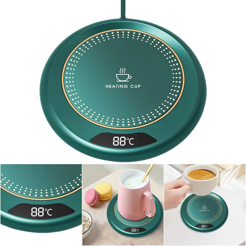 Coffee Mug Warmer for Desk Coffee Cup Warmer 8H Auto Shut Off Candle Warmer Plate 3 Temp Settings Ideal Gifts for Women and Men