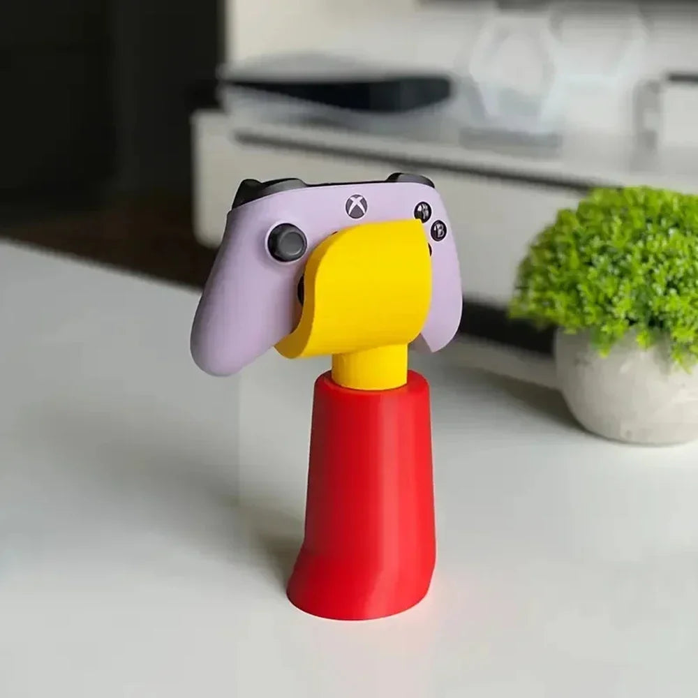 Desktop Universal PS5 PS4 PS3 Handle Holder Xbox Gamepad Holder Xbox Switch Steam Handheld Cute Arm Storage Stand For LEGO Fans